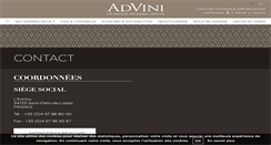 Desktop Screenshot of advini.com