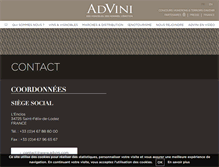 Tablet Screenshot of advini.com